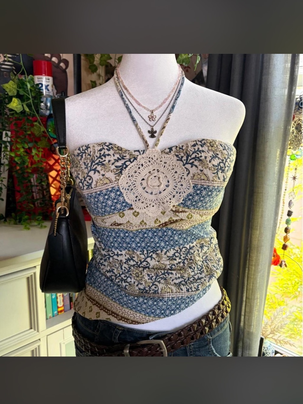 Self Esteem Paisley Patterned Top